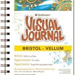 Strathmore 460-19 500 Series Visual Mixed Media Journal, Vellum, 9"x12", White, 34 Sheets